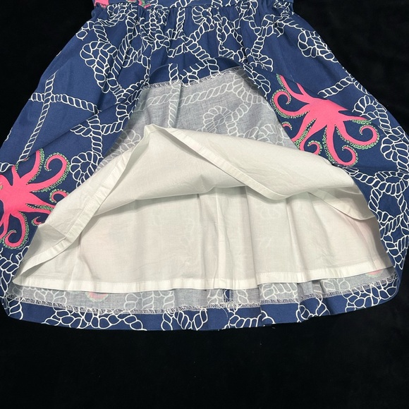 Melly M Blue and Pink Octopus Dress - Picture 4 of 7